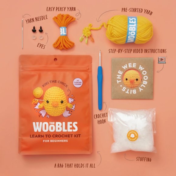 Kiki the Chick Beginner Crochet Kit - Picture 2 of 16